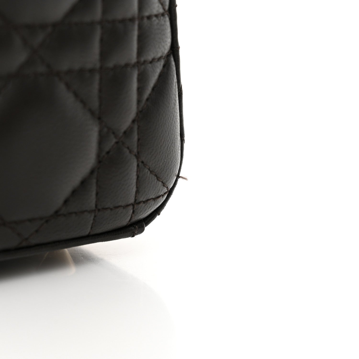 Christian Dior Lambskin Cannage Small Lucky Badges My Lady Dior Dark Grey 17 of 20