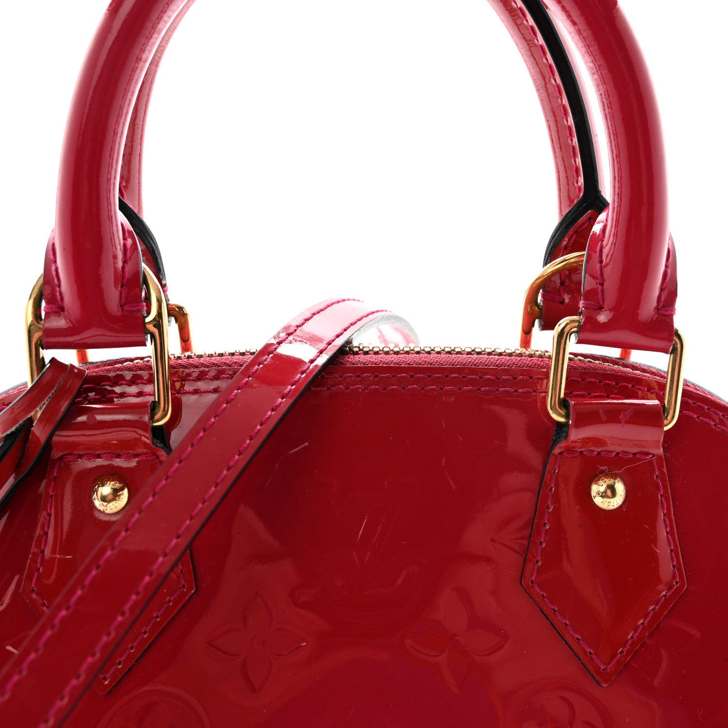 Louis Vuitton Vernis Alma BB Rose Indien 7 of 9
