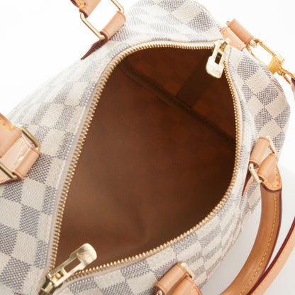 Louis Vuitton Damier Azur Speedy Bandouliere 25 8 of 8