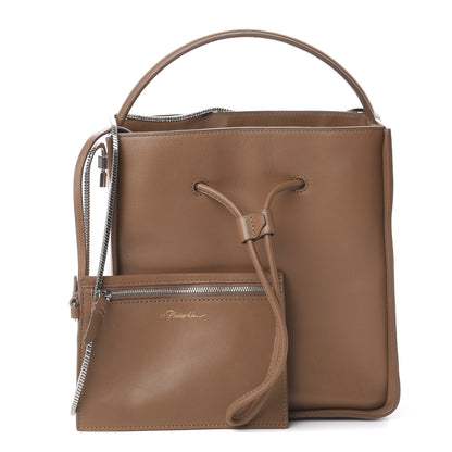 3.1 Phillip Lim 3.1 Smooth Calfskin Small Soleil Bucket Bag Cuoio 1 of 7
