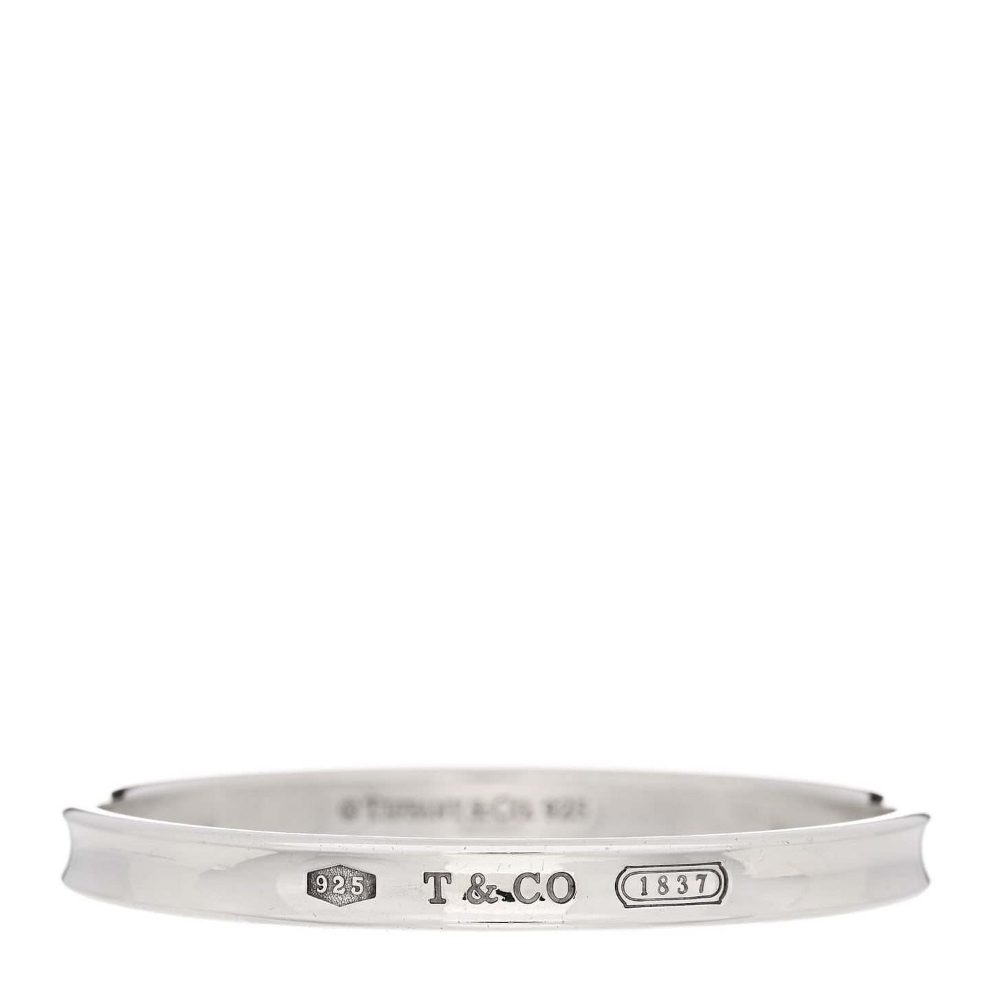Sterling Silver Narrow 1837 Bangle Bracelet