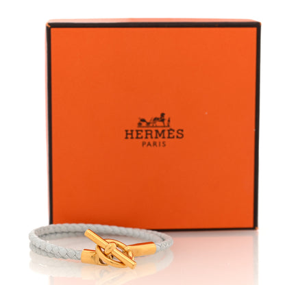 Hermes Swift Glenan Double Tour Bracelet T2 Bleu Brume 5 of 5