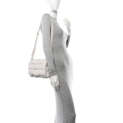 Bottega Veneta Nappa Maxi Intreccio Padded Cassette Crossbody Bag Chalk 2 of 11