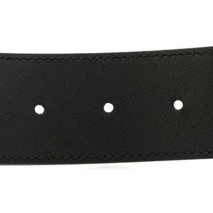 Gucci Moon Calfskin Torchon Double G 25mm Belt 80 32 Black 4 of 5