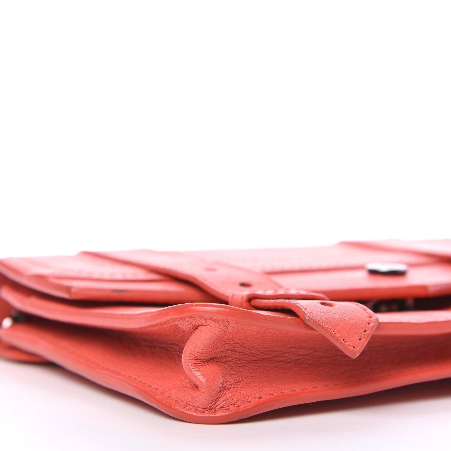 Lambskin PS1 Large Chain Wallet Grapefruit