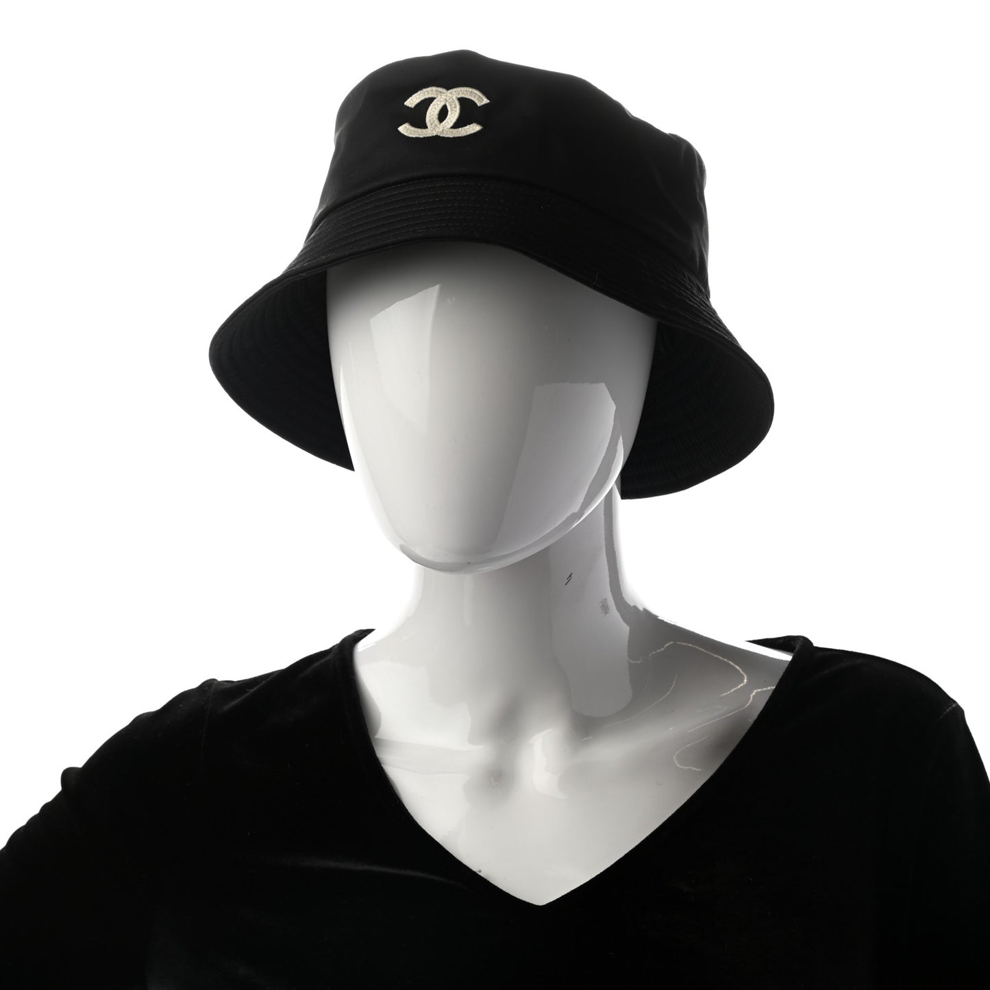 Cotton CC Bucket Hat M Black