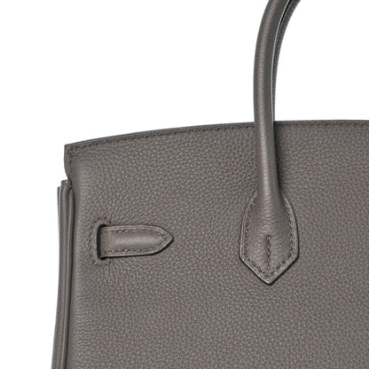 Hermes Togo Birkin 25 Etain 26 of 34