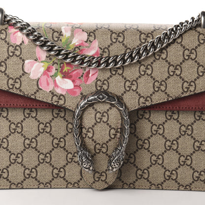 Gucci GG Supreme Monogram Blooms Small Dionysus Shoulder Bag Beige Multicolor Dry Rose 10 of 10