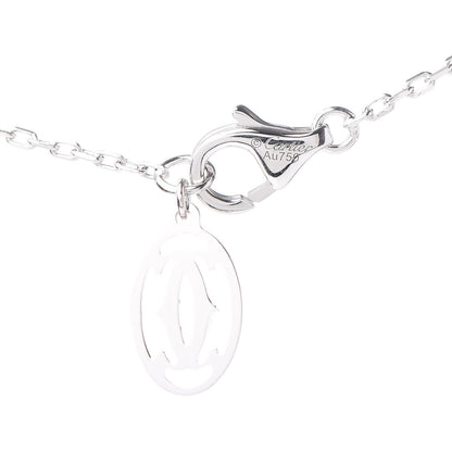 Cartier 18K White Gold Diamond D'Amour Heart Pendant Necklace 4 of 6