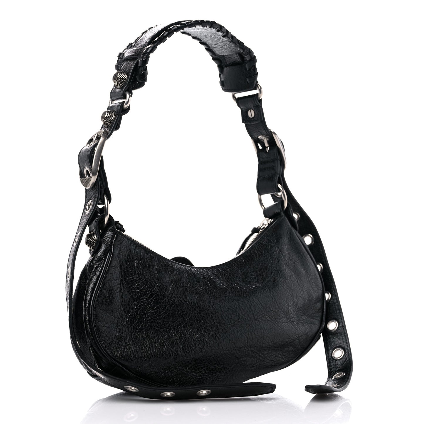 Agneau Arena Le Cagole Shoulder Bag XS Black