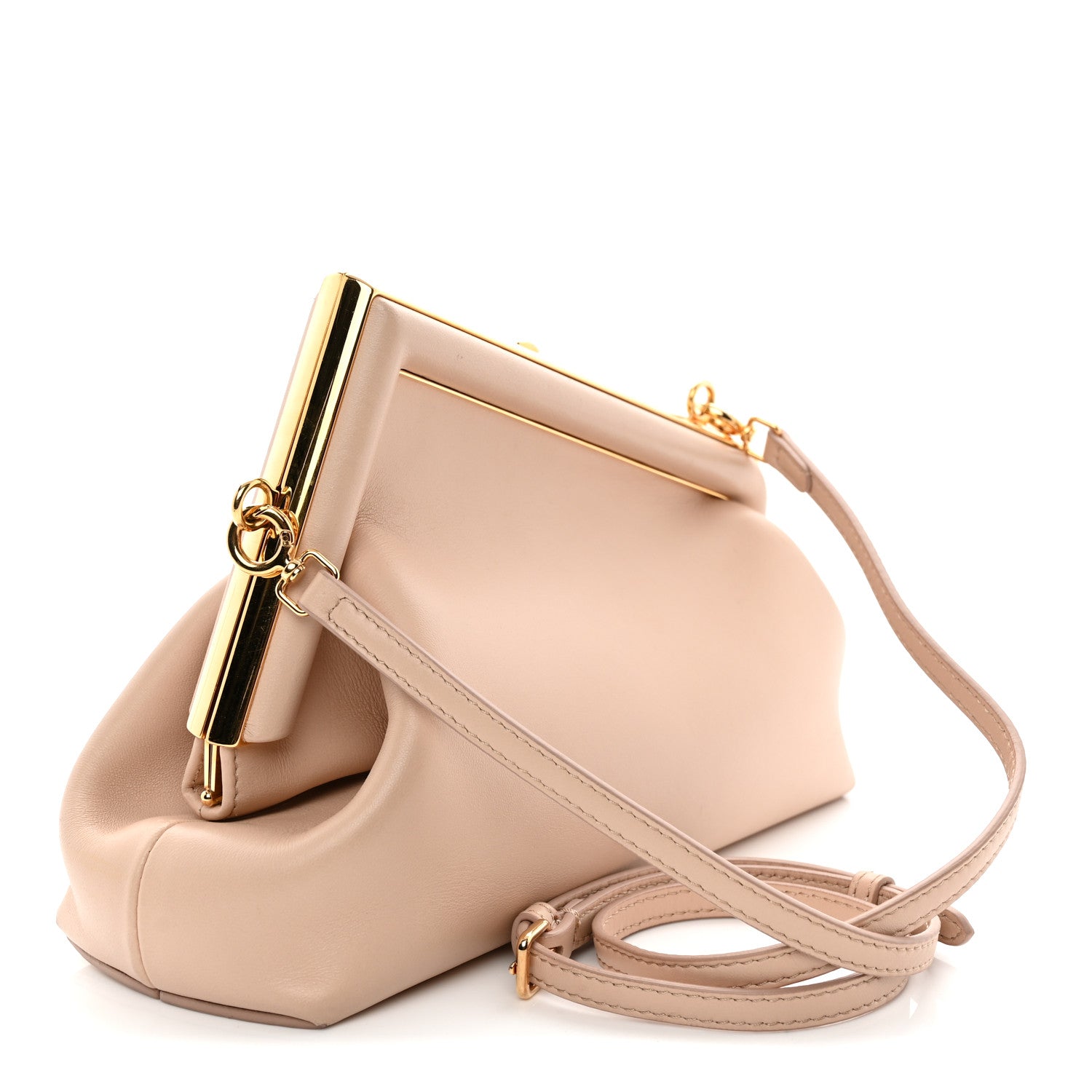 Fendi Shiny Nappa Small Fendi First Poudre 3 of 12