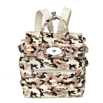Mulberry Calf Hair Camo Cara Delevingne Mini Backpack Beige 1 of 13