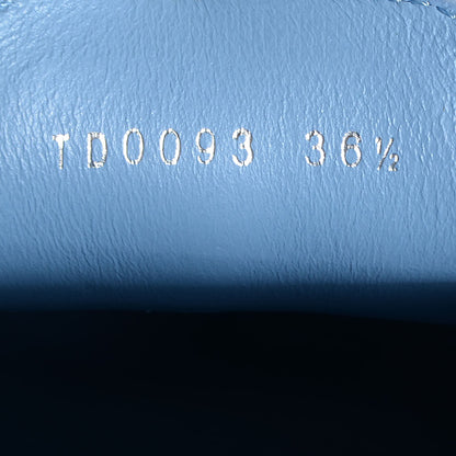 Louis Vuitton Calfskin Lombok Mocassin Loafers 36.5 Blue 5 of 8