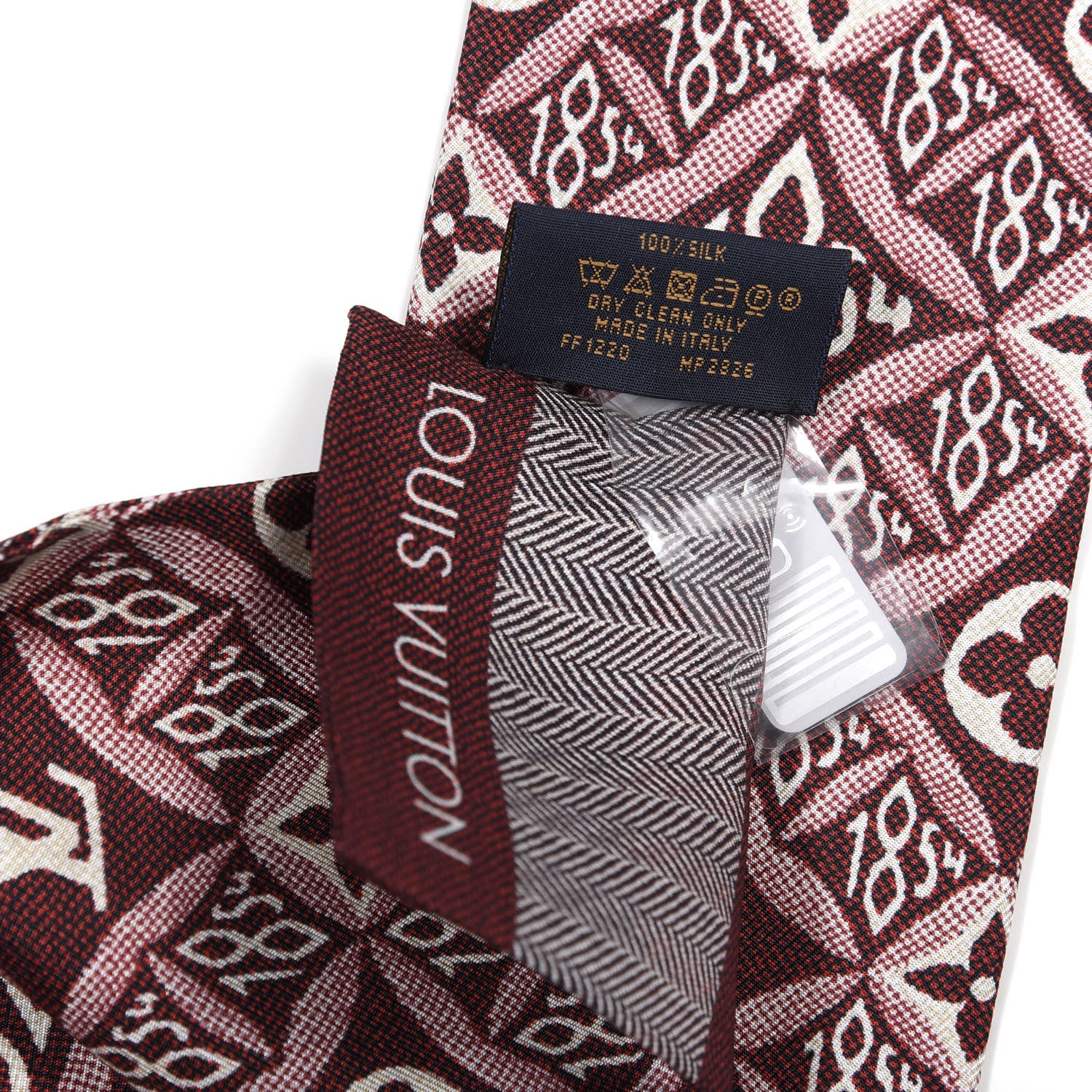 Louis Vuitton Silk Since 1854 Bandeau Bordeaux 4 of 4
