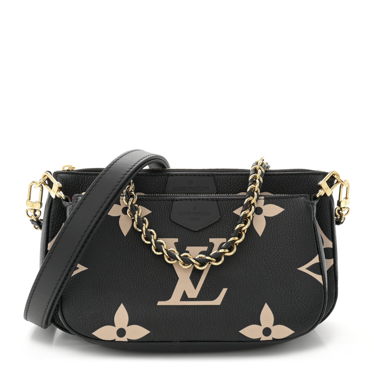 Empreinte Monogram Giant Multi Pochette Accessories Black Beige