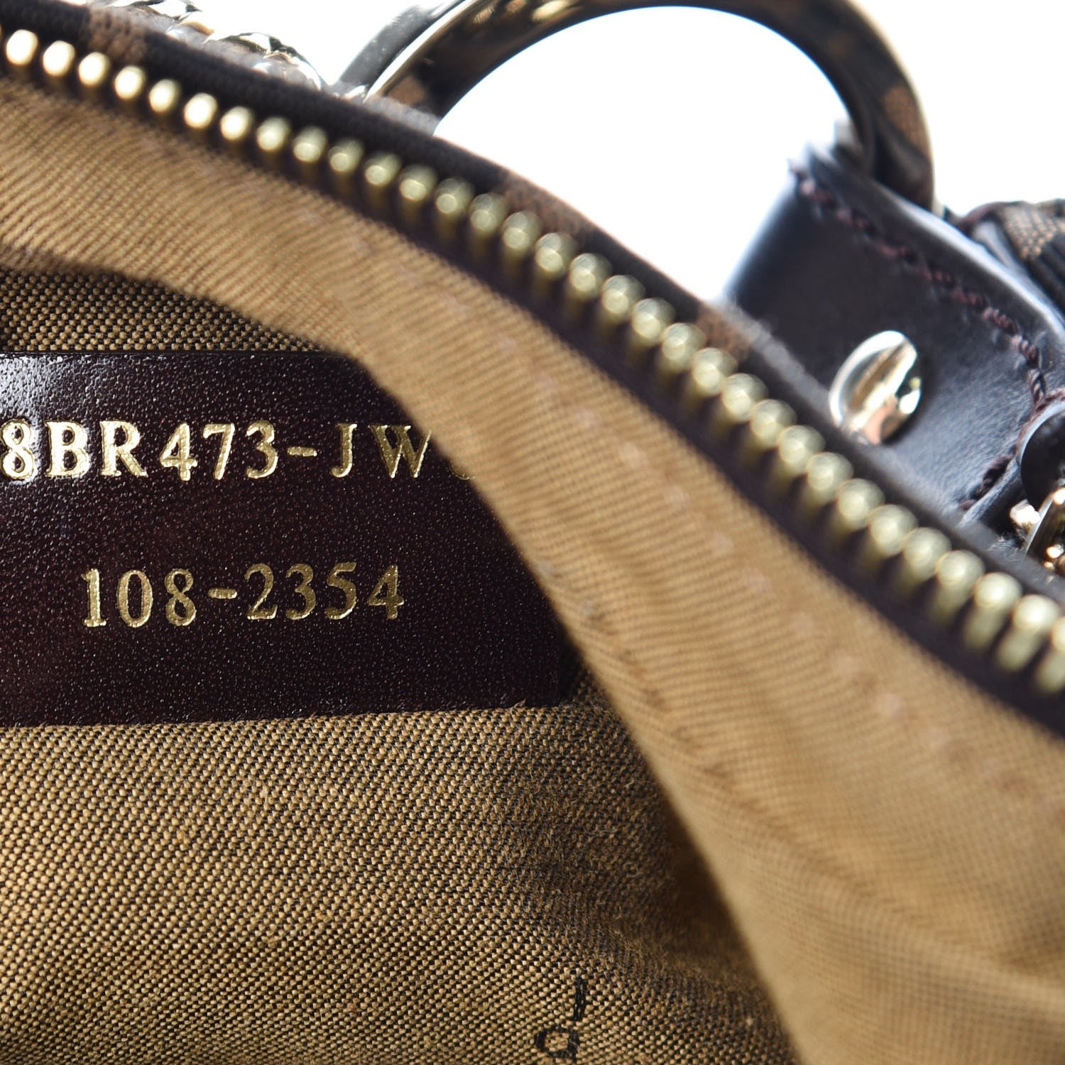 Fendi Zucca Small Chef Chain Hobo Tobacco 7 of 7