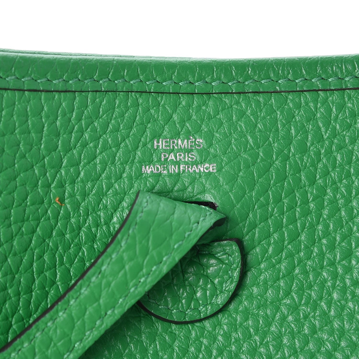 Hermes Taurillon Clemence Amazone Evelyne TPM Bambou 6 of 7