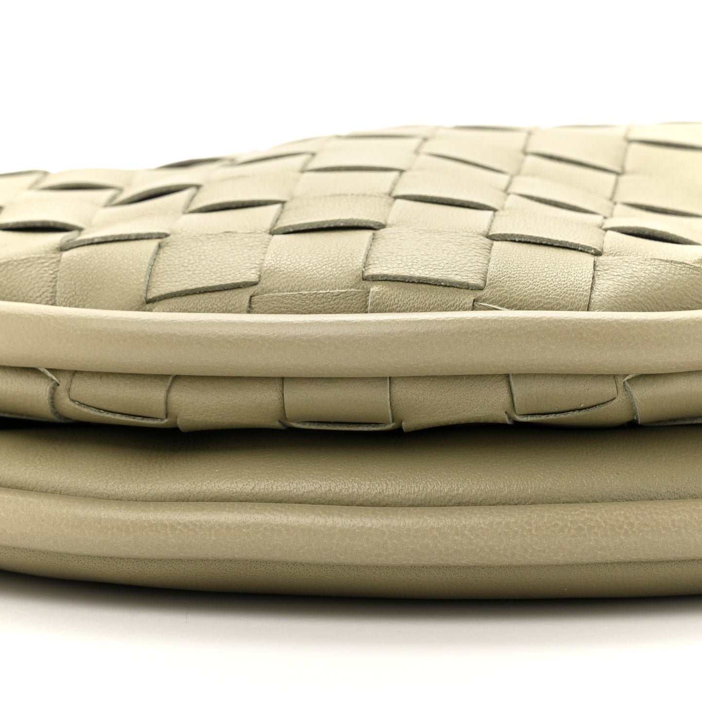Nappa Intrecciato Small Gemelli Multipocket Bag Travertine Muse