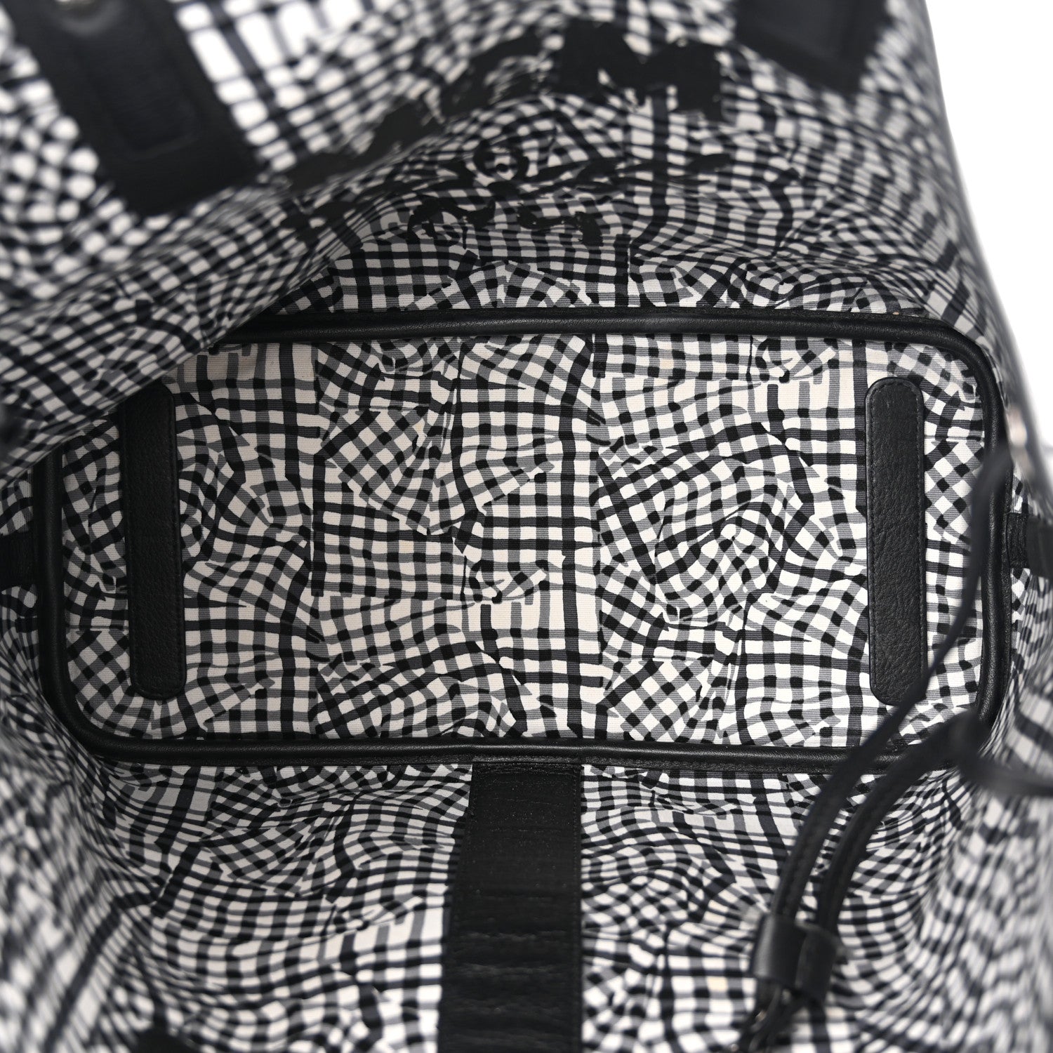 MCM Visetos Medium Liz Reversible Shopper Tote Black 9 of 17