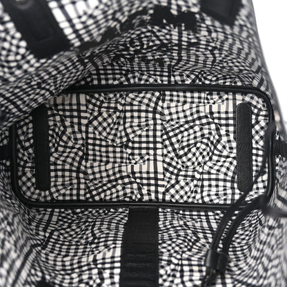 MCM Visetos Medium Liz Reversible Shopper Tote Black 9 of 17