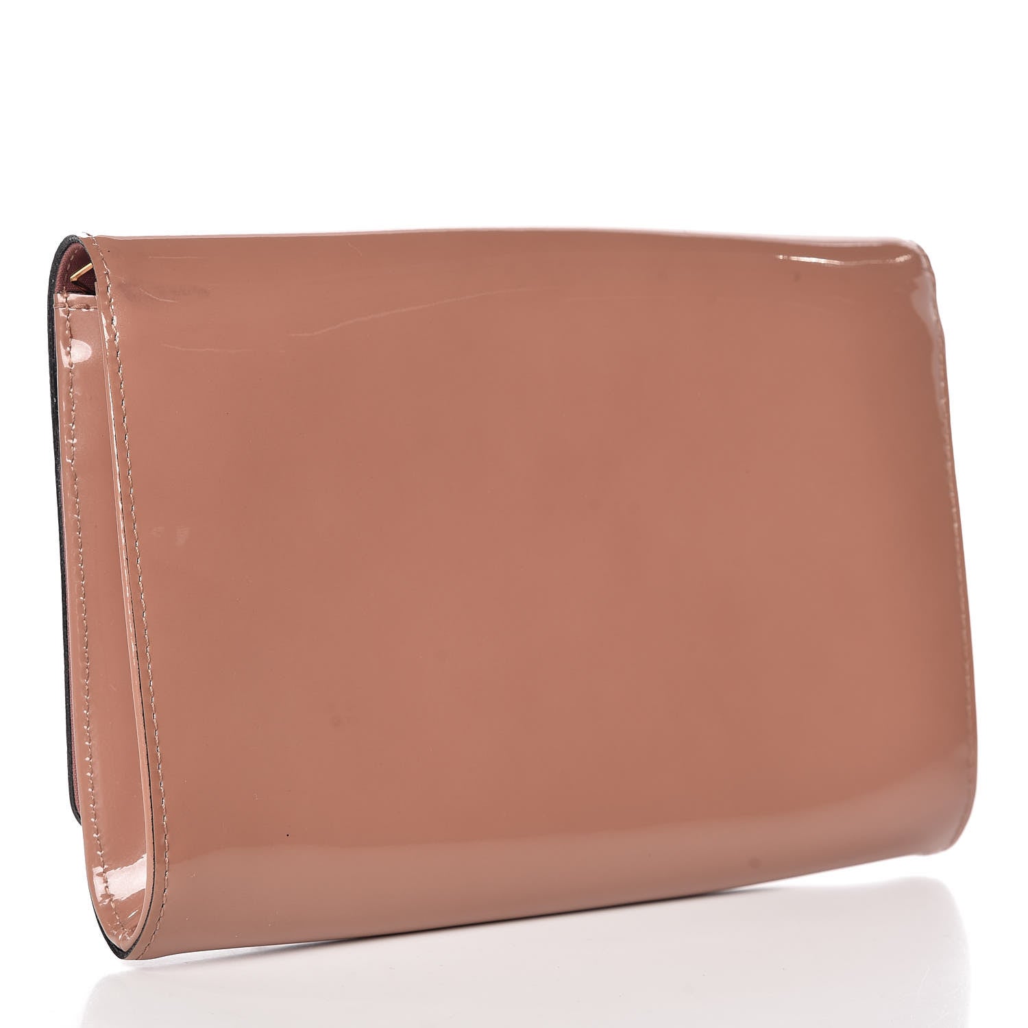 Louis Vuitton Vernis New Sobe Clutch Rose Velours 3 of 8
