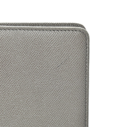 Burberry Grainy Calfskin Zip Around Organizer Grey 16 of 17