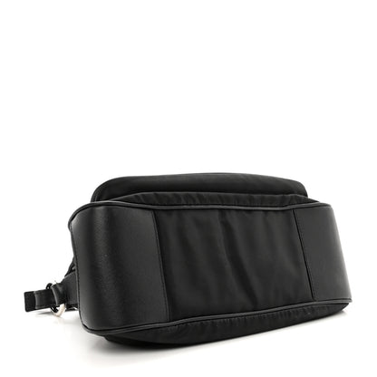 Prada Tessuto Nylon Saffiano Shoulder Bag Black 4 of 10