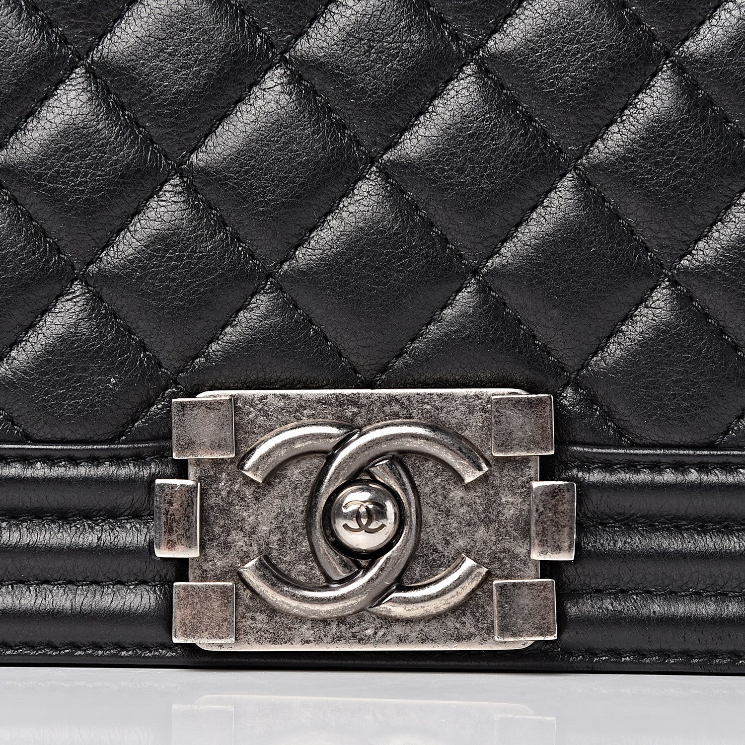 Chanel Calfskin Quilted Large Boy Flap Black 19 of 20