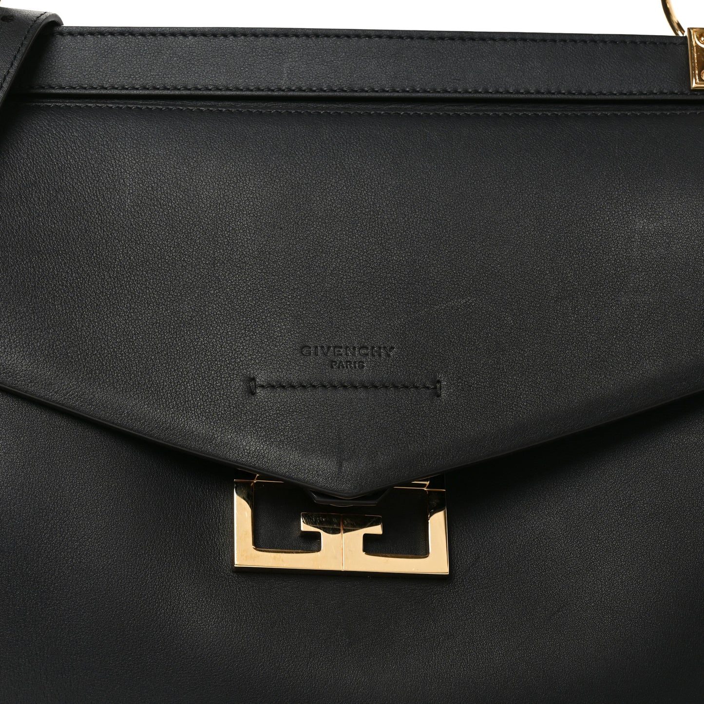 Calfskin Medium Mystic Shoulder Bag Black