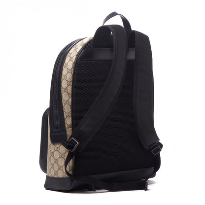 Gucci GG Supreme Monogram Medium Backpack Black 2 of 10