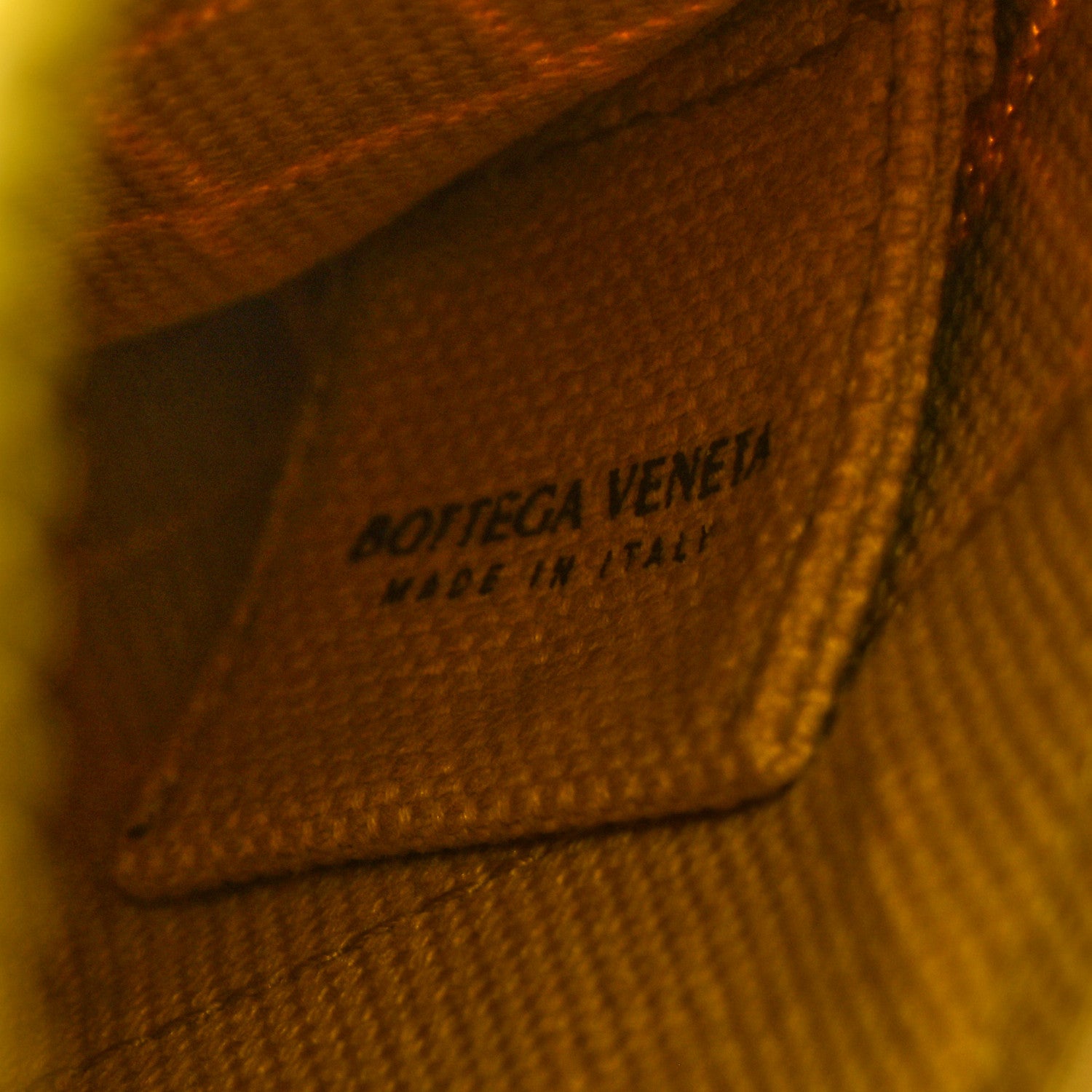 Bottega Veneta Rubber Intrecciato Canvas V Tape Flat Zip Pouch Mirabelle 7 of 7