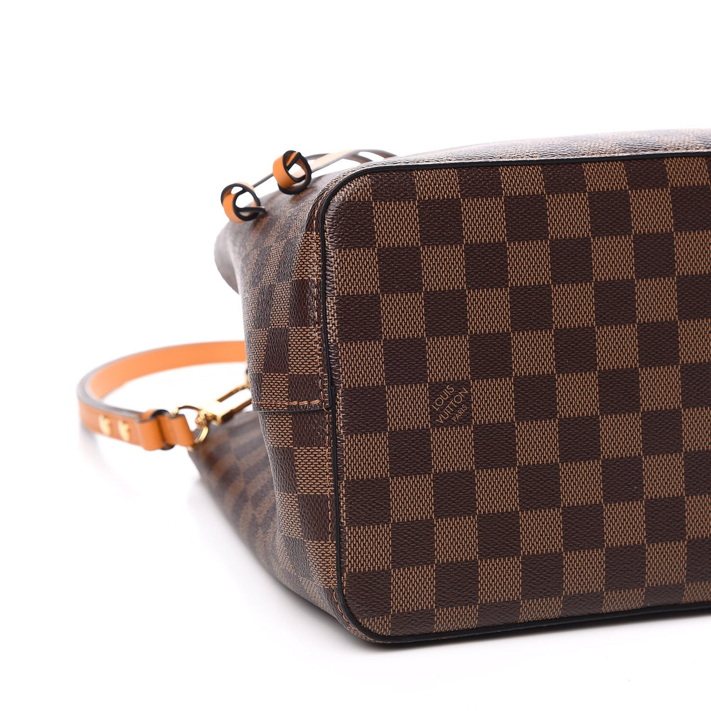 Damier Ebene Neonoe MM Safran