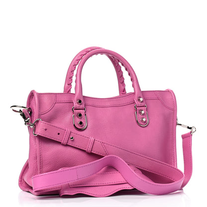 Balenciaga Chevre Silver Metallic Edge Hardware S City Pink 2 of 8