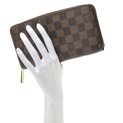 Louis Vuitton Damier Ebene Zippy Wallet 2 of 14
