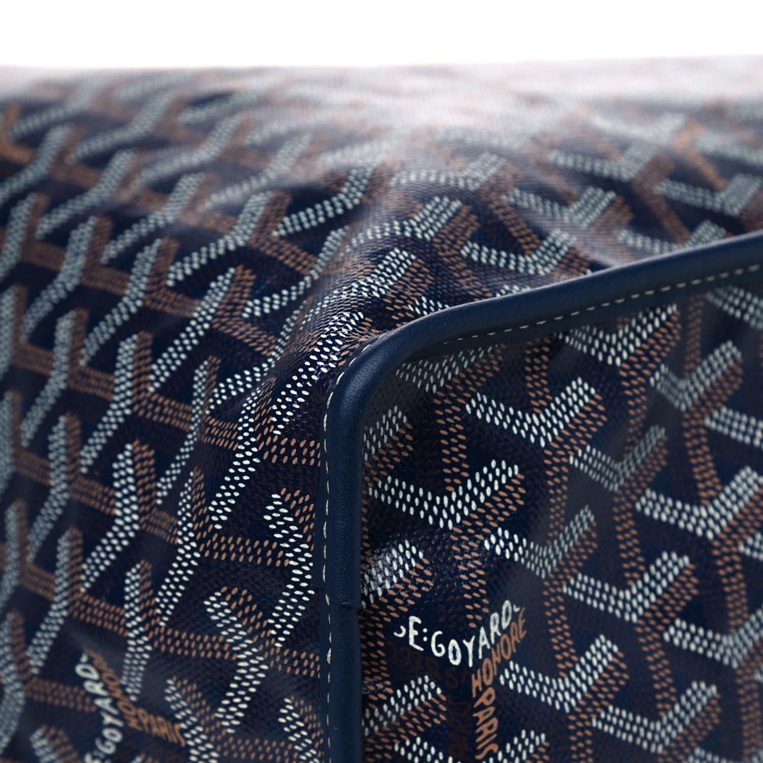 Goyard Goyardine Reversible Anjou GM Navy 8 of 11
