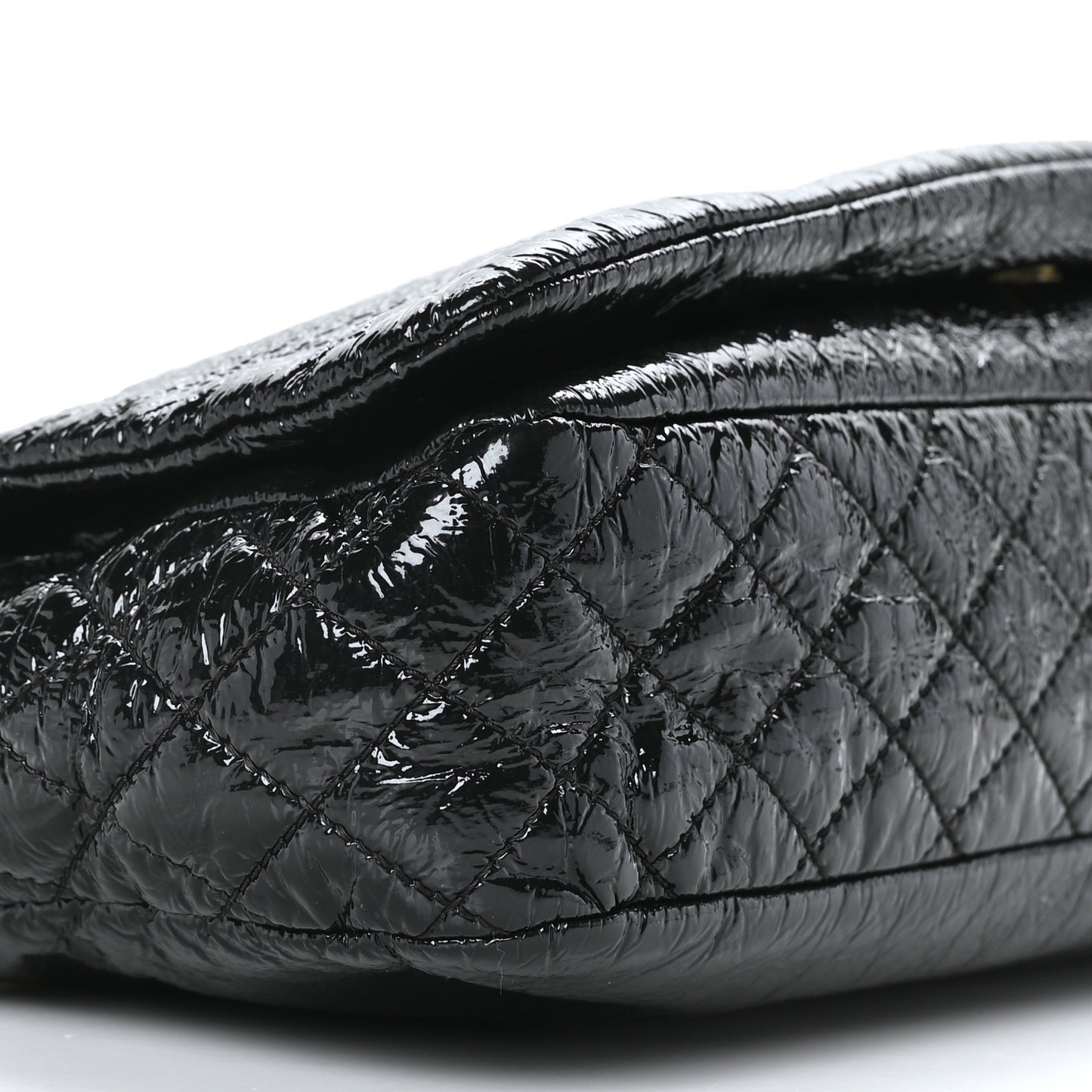 Vinyl Medium Rock and Chain Flap Black