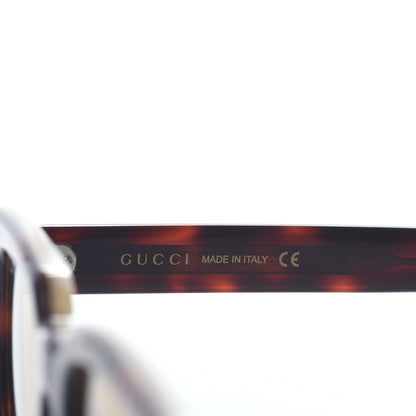 Gucci Acetate Rectangular Frame Sunglasses GG0539S Havana 6 of 6