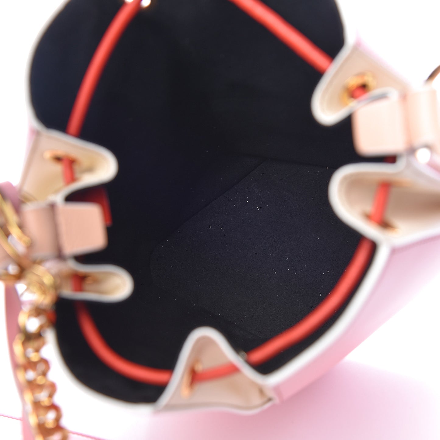Calfskin Small Bucket Bag Pink