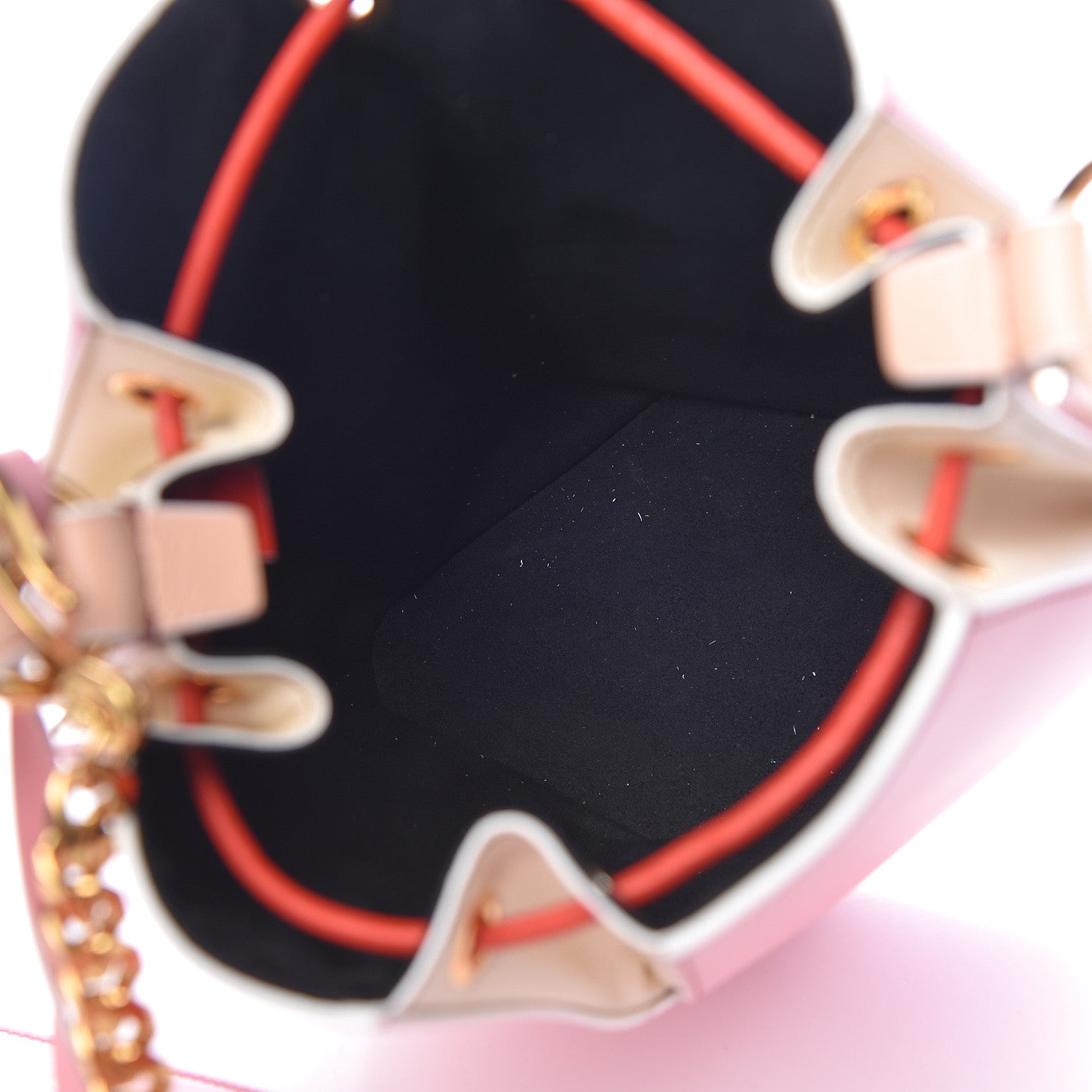 Alexander McQueen Calfskin Small Bucket Bag Pink 7 of 14