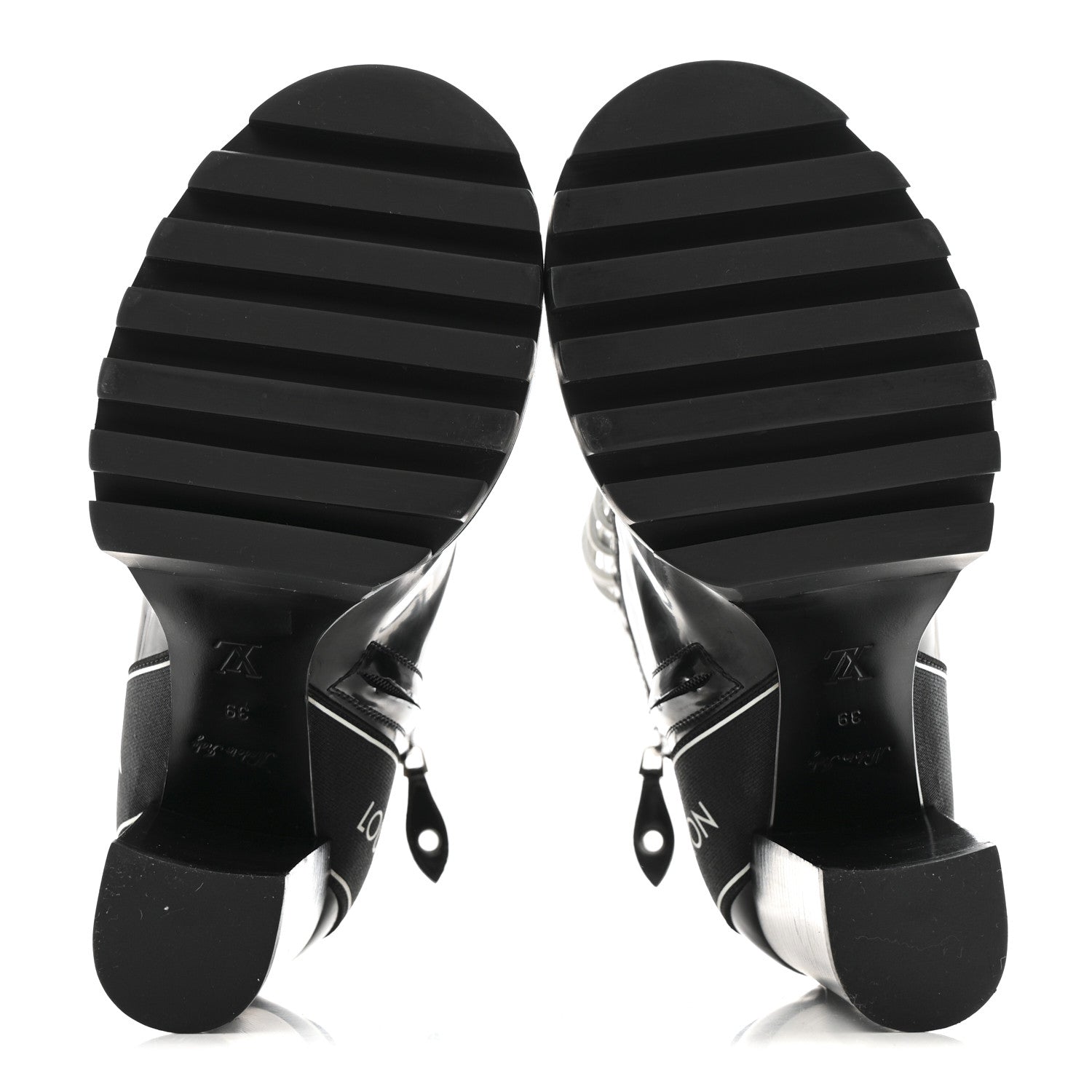 Louis Vuitton Patent Calfskin Star Trail Ankle Boots 39 Black 6 of 12
