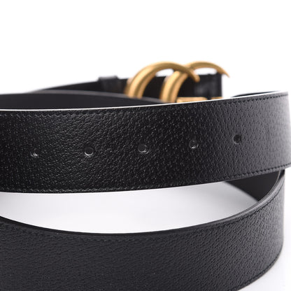 Gucci Textured Calfskin Double G 40mm Belt 100 40 Black 5 of 6