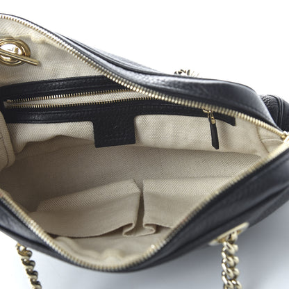 Gucci Pebbled Calfskin Small Soho Bowler Black 5 of 10