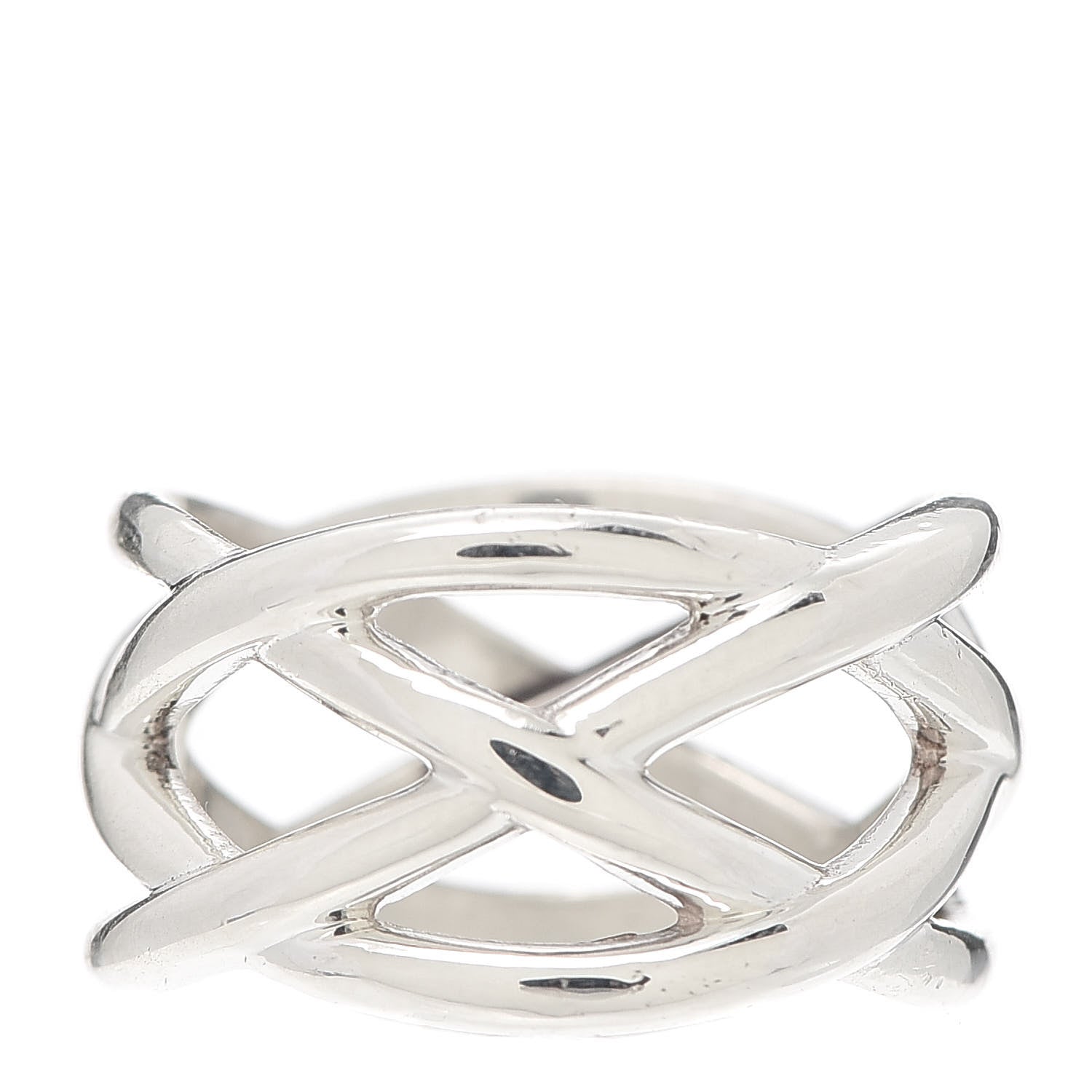 Tiffany Sterling Silver Celtic Knot Ring 53 6.5 1 of 5