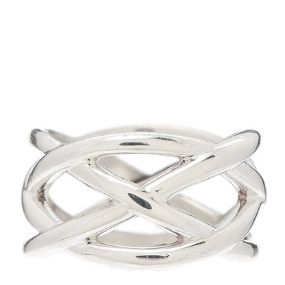 Tiffany Sterling Silver Celtic Knot Ring 53 6.5 1 of 5