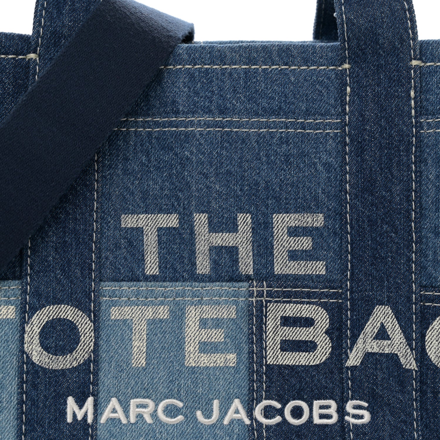 Marc Jacobs Denim Canvas Medium The Tote Bag Blue 8 of 13