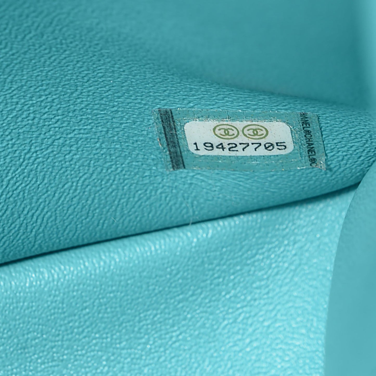 Lambskin Quilted Jumbo Double Flap Blue