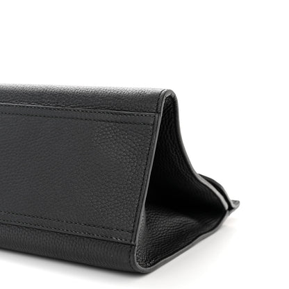 Gucci Calfskin Small GG Marmont Top Handle Bag Black 10 of 14