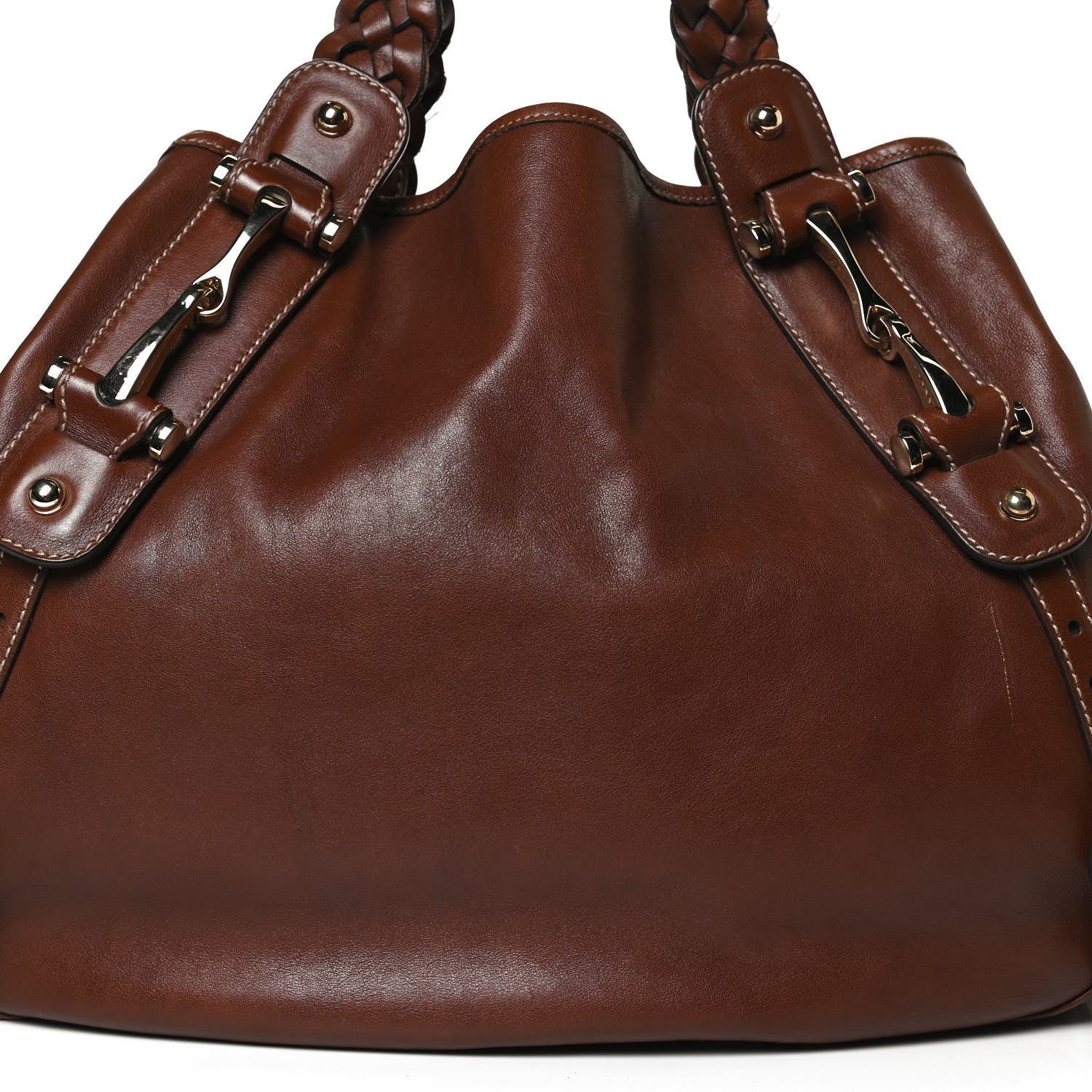 Gucci Calfskin Medium Pelham Shoulder Bag Brown 8 of 12