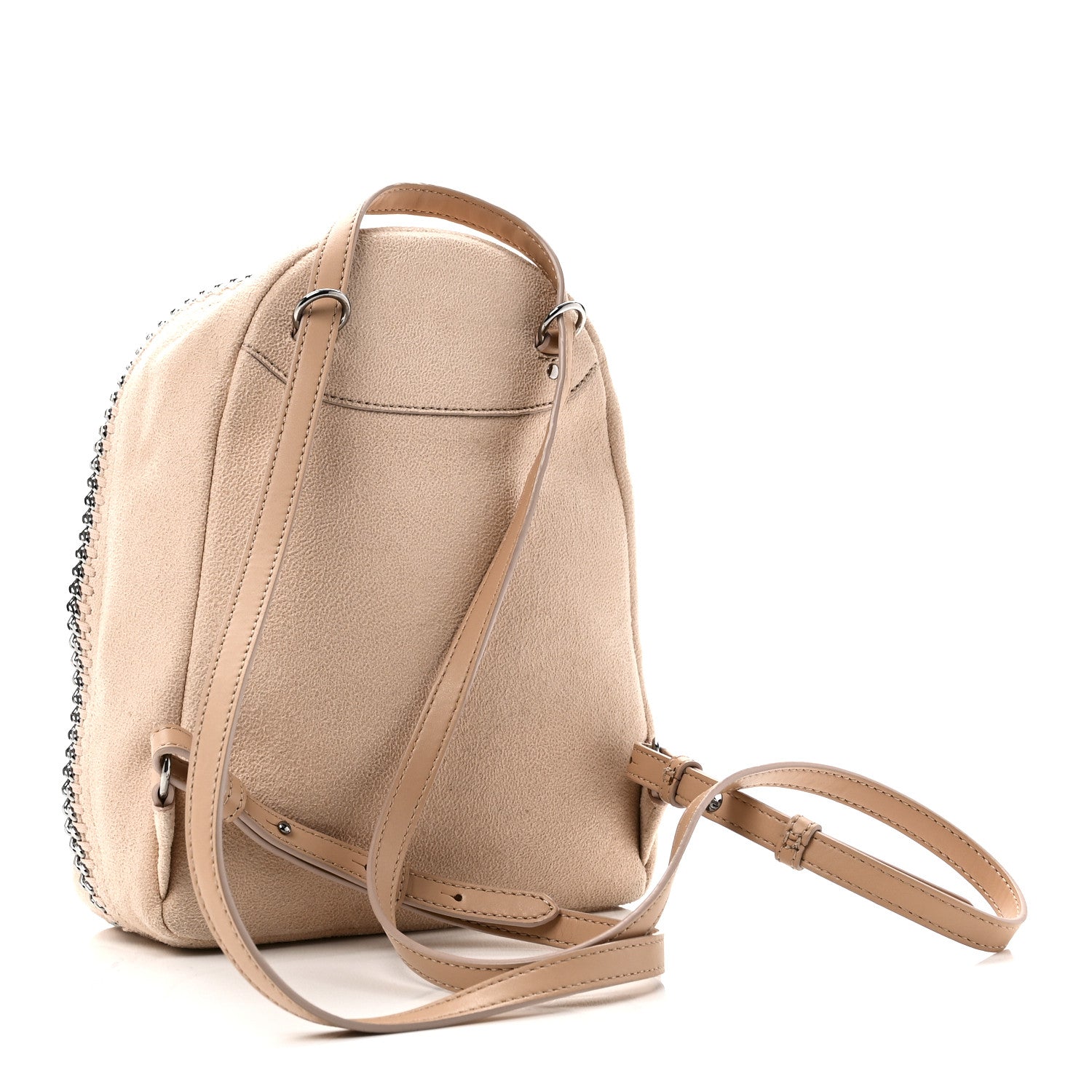 Stella McCartney Shaggy Deer Mini Falabella Backpack Powder 3 of 9