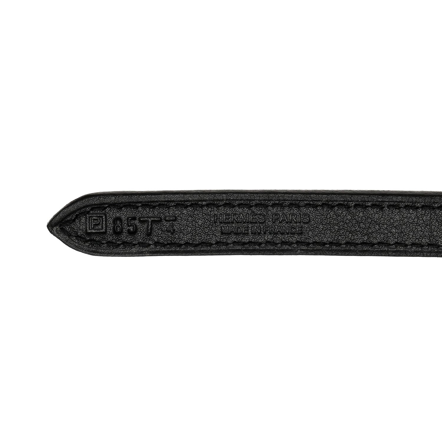 Hermes Swift Evercolor 13mm Belt Strap 85 Black Etain 7 of 8